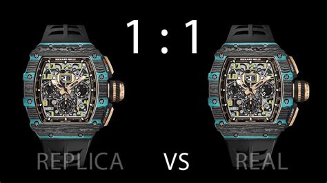 richard mille falso vs real|real vs richard mille watch.